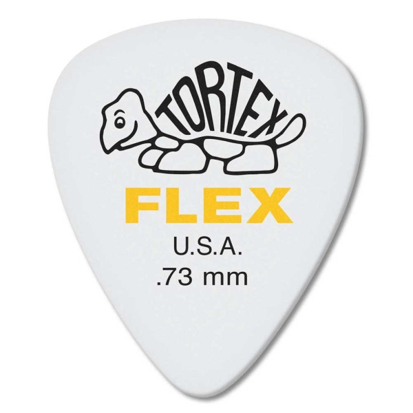 Dunlop Tortex Flex Standard Pick 428R.73mm 72 Pcs Player's Pack picks