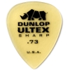 Dunlop Ultex Sharp Pick 433P.73mm 6 Pcs Player's Pack picks