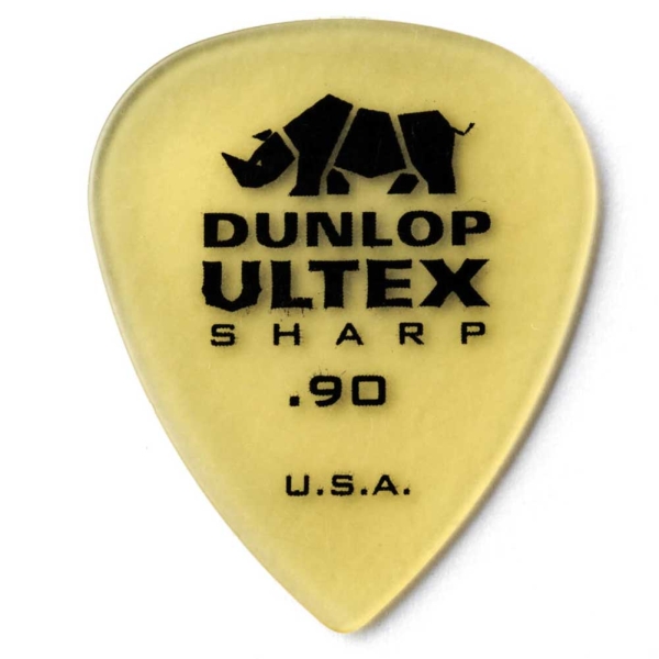 Dunlop Ultex Sharp Pick 433P.90mm 6 Pcs Player's Pack picks