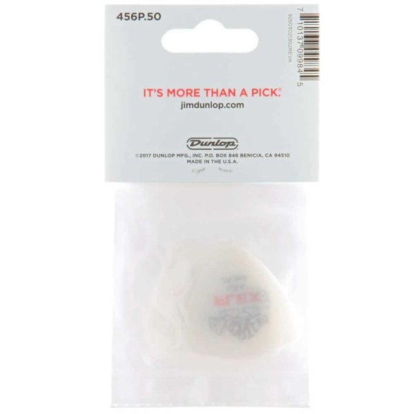 Dunlop Tortex Flex Triangle Pick 456P.50mm 6 Pcs Player's Pack picks