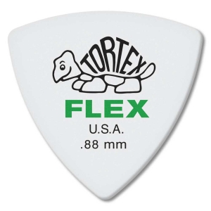 Dunlop Tortex Flex Triangle Pick 456P.88mm 6 Pcs Player's Pack picks