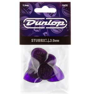 Dunlop Stubby Jazz Pick 474-3.00mm 24 Pcs Player's Pack picks