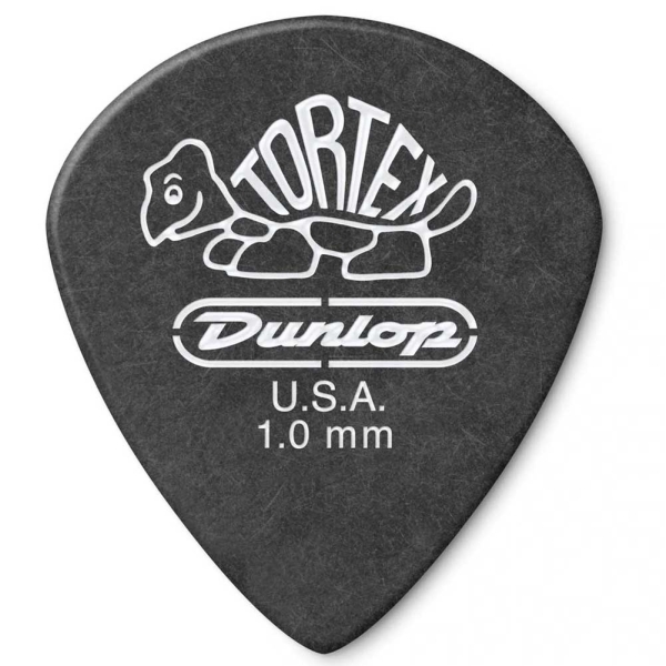 Dunlop Tortex Jazz III Pitch Black Pick 482R1.00mm 72 Pcs Player's Pack picks