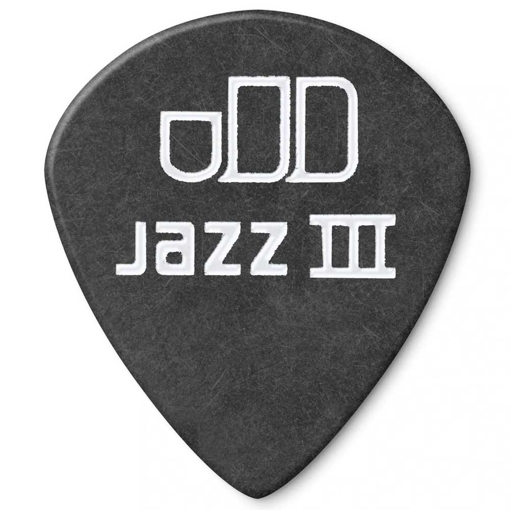 Dunlop Tortex Jazz III Pitch Black Pick 482R1.00mm 72 Pcs Player's Pack picks