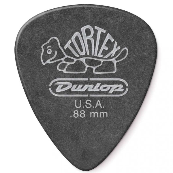 Dunlop Tortex Pitch Black Standard Pick 488R.88mm 72 Pcs Player's Pack picks