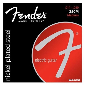 Fender 250M Nickel Plated Steel 11-49 Gauge Electric Guitar Strings 0730250408