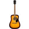 Fender FA-125 SB Dreadnought Acoustic Guitar Walnut Fingerboard with Gig Bag Sunburst 0971210732