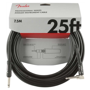 Fender Professional Series 25 Feet Black Instrument Cable 0990820060