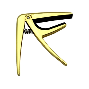 Pluto AC-01G Premium Metal Guitar Capo for Acoustic and Electric Guitar - Gold