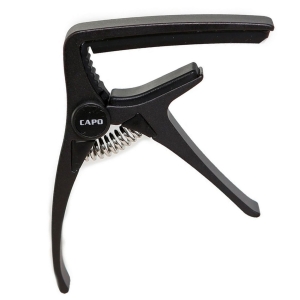 Pluto AC-20 Metal Guitar Capo for Acoustic and Electric Guitar - Black