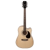 Cort AD880CE NAT Semi Acoustic Guitar With Cort CE304T w/ Ceramic Pickup