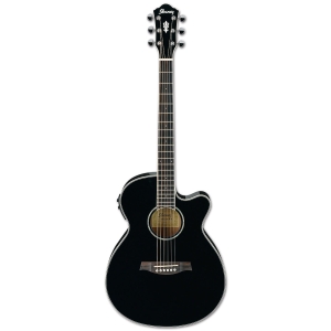Ibanez AEG10II - BK 6 String Semi Acoustic Guitar