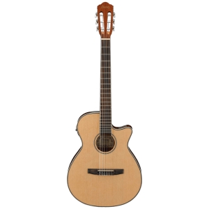 Ibanez AEG8TNE NAT AEG Series Thin Body Semi Acoustic Classical Guitar