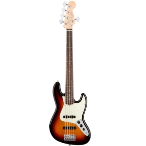 Fender American Professional Jazz Bass RW 5 String Bass 3 Tone Sunburst 0193950700
