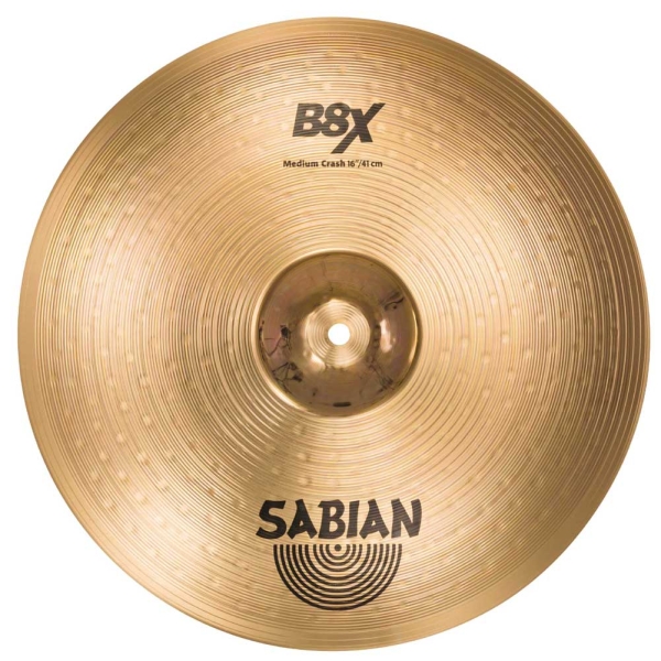 Sabian B8X Medium Crash 16" Cymbal 41608X