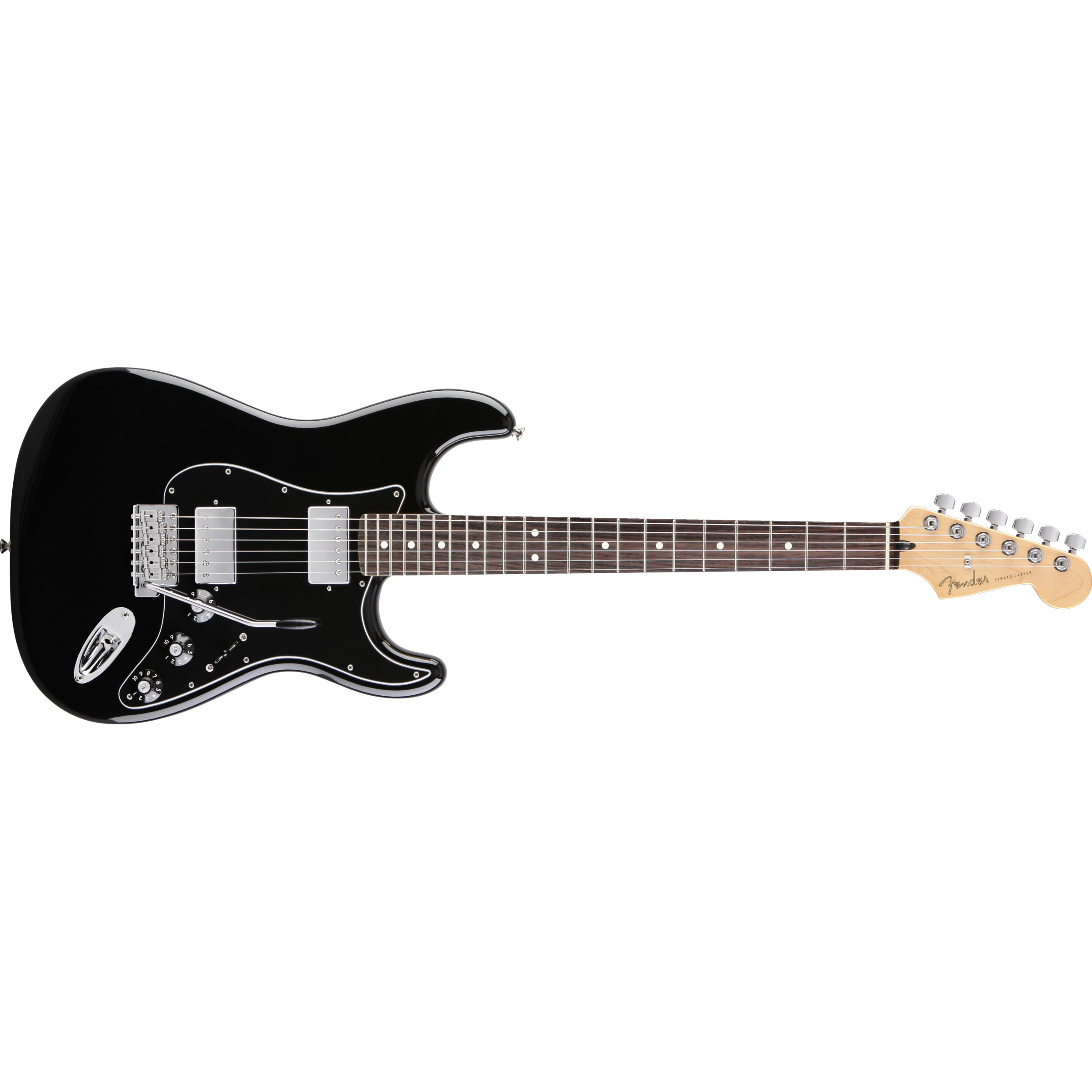 Fender Mexican BlackTop Standard Strat RW - H-H - BLK-0148100506
