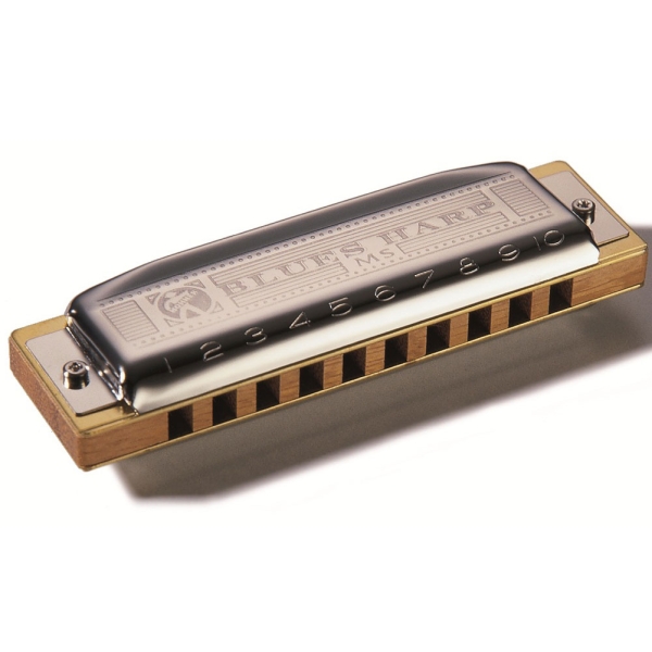 Hohner M533016X Blues Harp MS Key C 532/20 Holes 10 Harmonica