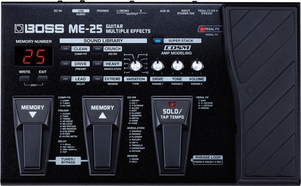 Boss Me25 Guitar Multi-Effects Processor