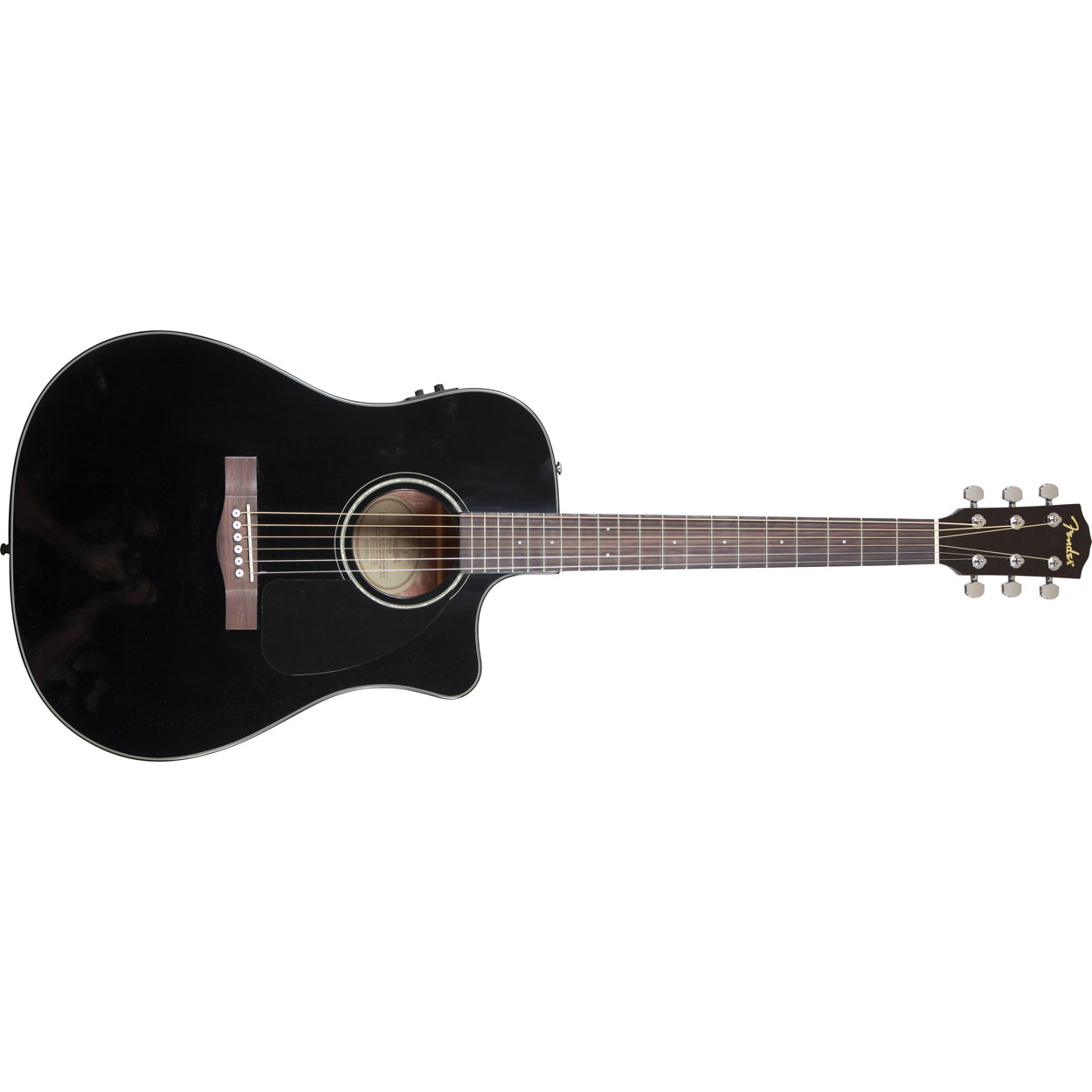 Fender CD-60CE-BLK Semi Acoustic Guitar-0961536206
