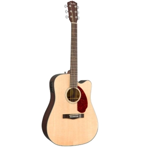 Fender CD-140SCE-Nat Semi Acoustic Guitar with case-0962704221
