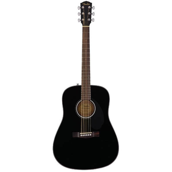 Fender CD-60S Solid spruce top Acoustic Guitar-BK-0961701006