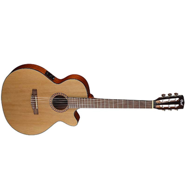 Cort CEC5 NAT Venetian Cutaway Body w-Fishman lsys Plus Sonicore pickup Electro Acoustic Classical Guitar