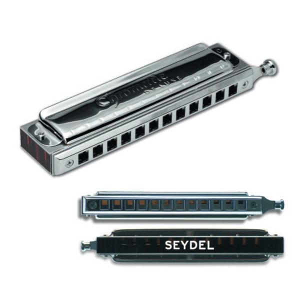 Seydel 51480G De Luxe 48G Chromatic Harmonica 12 Holes 3 Octaves