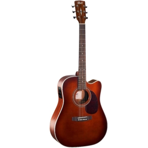 Cort MR500E BR Venetian Cutaway w-Cort CE304T Electro Acoustic Guitar