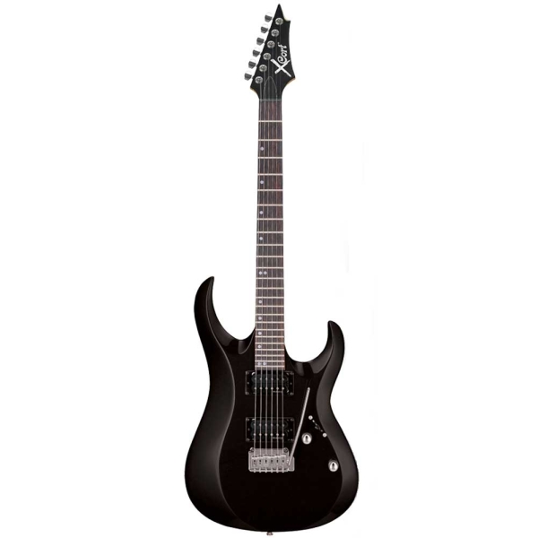 Cort X4-BLK 6 String Electric Guitar - Musicians Cart