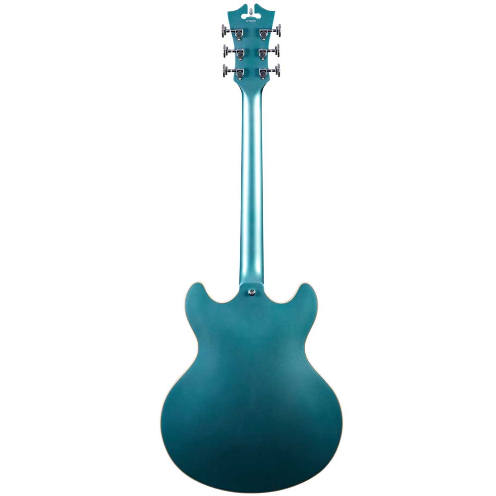 D`Angelico Premier DC 2018 Ocean Turquoise with Stopbar Semi Hollow Body Electric Guitar DAPDCOTCSCB