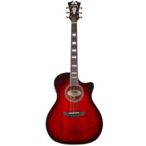 D`Angelico Premier Lexington Trans Black Cherry Burst Electro Acoustic Guitar DAPD300TBCBAPS