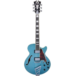 D`Angelico Premier SS Ocean Turquoise with Stairstep Tailpiece Semi Hollow Body Electric Guitar DAPSSOTCTCB