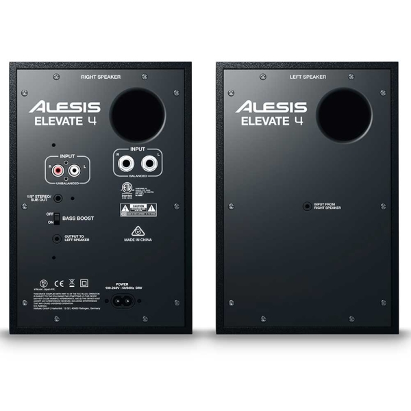 Alesis Elevate 4 Powered Desktop Studio Speakers Pairs