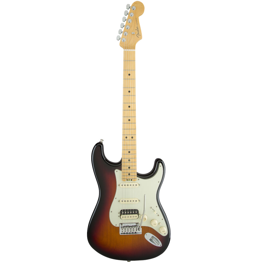 Fender American Elite Shawbucker Strat Maple HSS 3 Colour Sunburst 