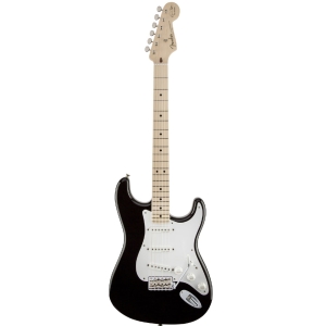 Fender Artist Eric Clapton Signature Series Stratocaster Maple Fingerboard SSS with Elite Molded Hardshell Case Black 0117602806
