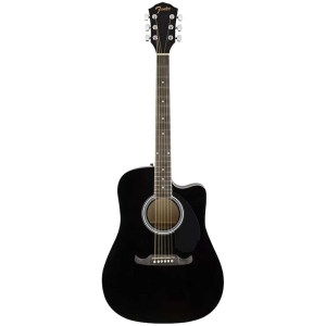 Fender FA-125CE Blk Dreadnought Walnut Electro Acoustic Guitar 0971113506