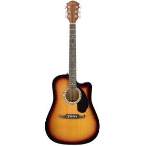 Fender FA-125ce SB Dreadnought Electro Acoustic Guitar Walnut Fingerboard with Gig Bag Sunburst 0971113532