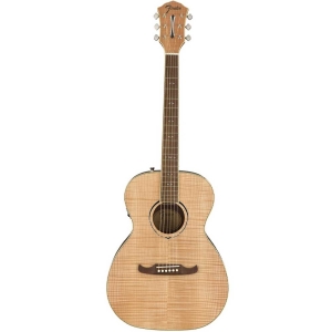 Fender FA-235E Nat Concert Cutaway Walnut Fingerboard Electro Acoustic Guitar with Gig Bag Natural 0971252021