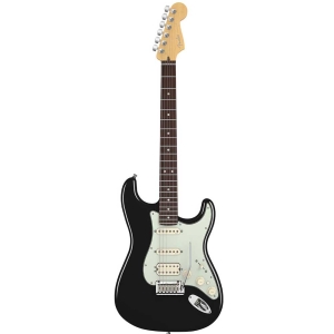 Fender American Deluxe Strat - RW - H-S-H - Black