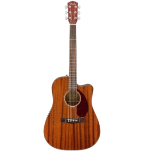 Fender CD-140SCE-All-Mahogany Semi Acoustic Guitar with case-0962705221