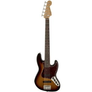 Fender Mexican Active Deluxe Jazz Bass - RW - 5 String Bass - BSB