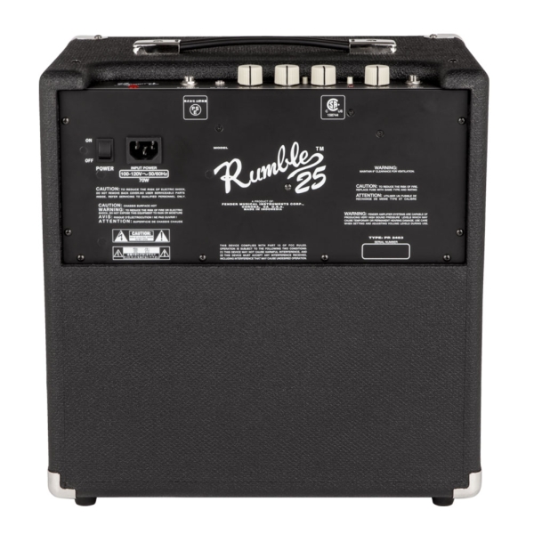 Fender Rumble 25W v3 Bass Guitar 25 Watts Combo Amplifier 2370206900