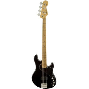 Squier Deluxe Dimension Bass IV - Maple - SS - Black 4 String Bass guitar