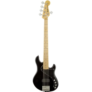 Fender Squier Deluxe Dimension Bass V - Maple - SS - Black 5 String Bass guitar-0301502506