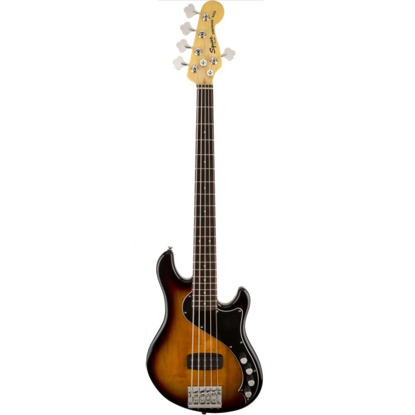 Fender Squier Deluxe Dimension Bass V - RW - SS - 3CSB 5 String Bass guitar