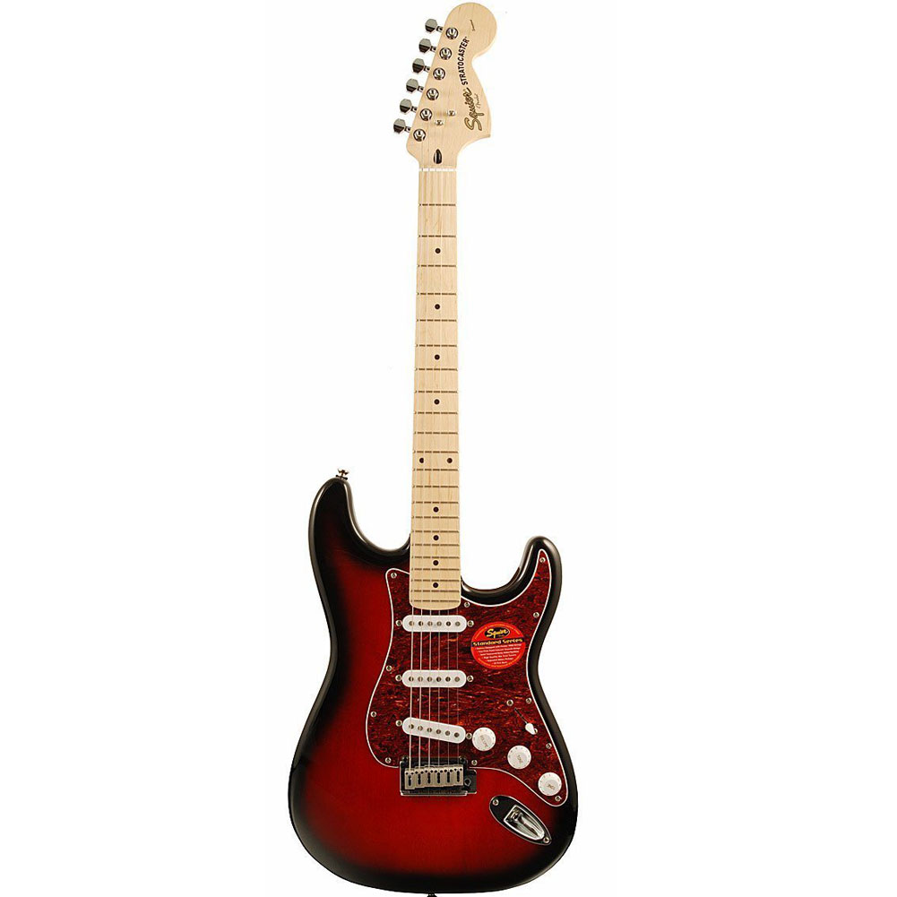 Fender Squier Standard Stratocaster Maple SSS ATB 0321602537 Electric Guitar Musicians Cart