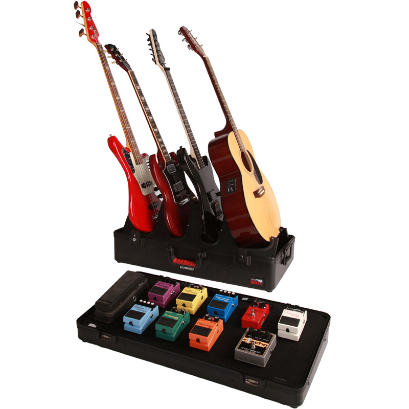 Guitar Stand and Pedal board 