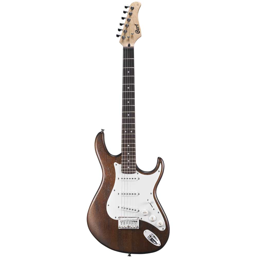 Cort G100 OPW Open Pore Walnut Fingerboard SSS Electric Guitar 6 Strings  with Gig Bag - Musicians Cart