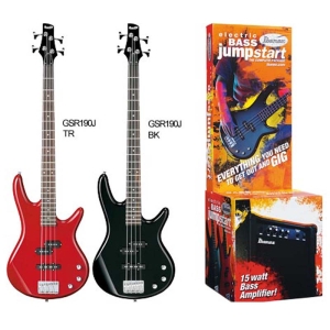Ibanez Gio GSR190JU - BK 4 String Bass Guitar Jam Pack