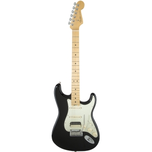 Fender American Elite Shawbucker Strat Maple HSS Mystic Black 0114112710
